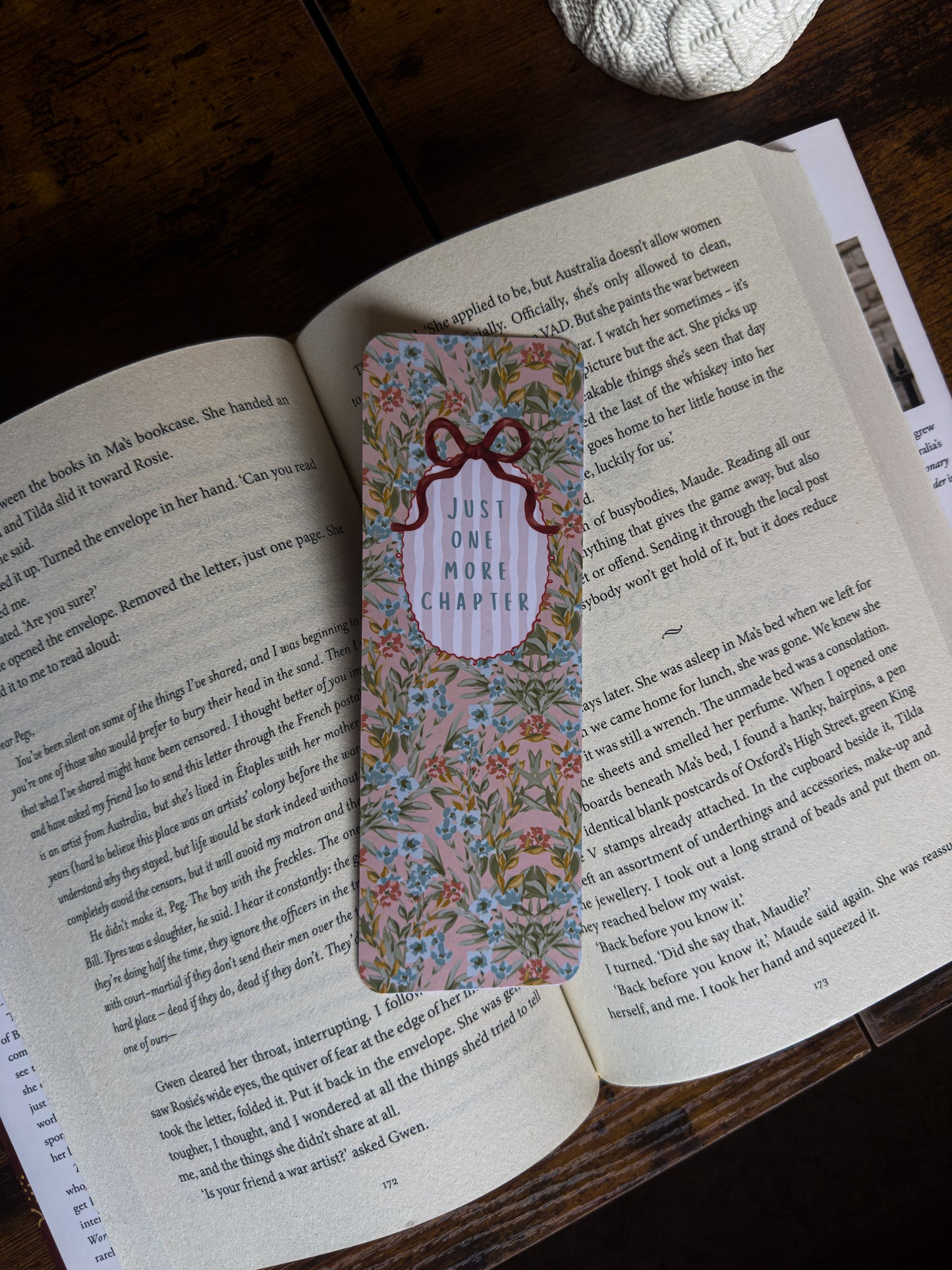 One More Chapter Bookmark