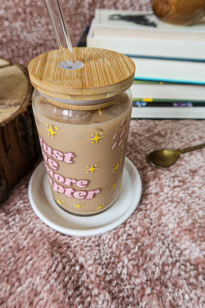 16 oz Glass Can "One More Chapter"