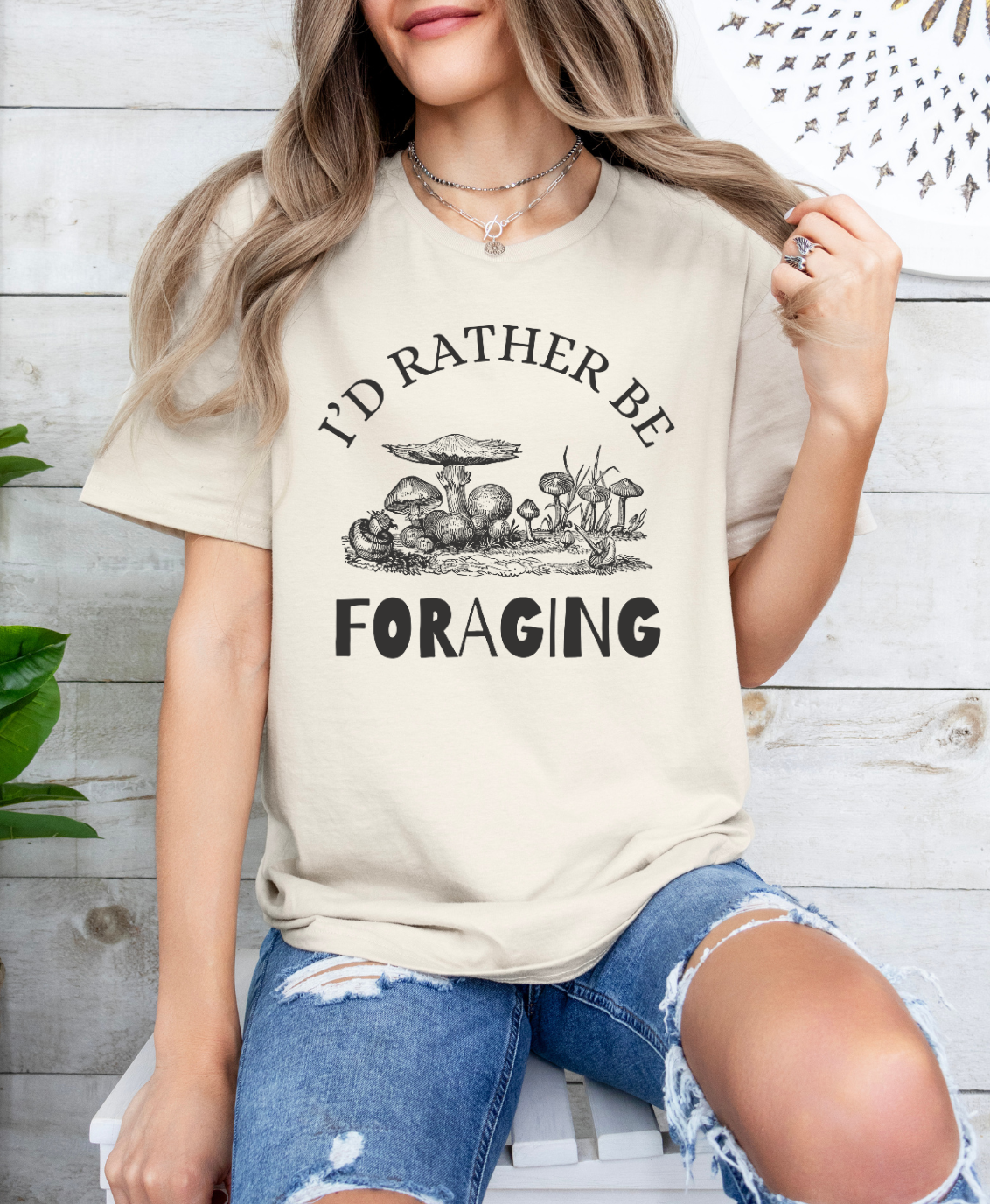 'I'd Rather Be Foraging' T-Shirt